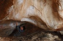 Bouldering in Hueco Tanks on 12/21/2018 with Blue Lizard Climbing and Yoga

Filename: SRM_20181221_1306310.jpg
Aperture: f/3.5
Shutter Speed: 1/250
Body: Canon EOS-1D Mark II
Lens: Canon EF 50mm f/1.8 II