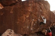 Bouldering in Hueco Tanks on 12/21/2018 with Blue Lizard Climbing and Yoga

Filename: SRM_20181221_1750100.jpg
Aperture: f/4.0
Shutter Speed: 1/250
Body: Canon EOS-1D Mark II
Lens: Canon EF 16-35mm f/2.8 L