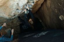 Bouldering in Hueco Tanks on 12/22/2018 with Blue Lizard Climbing and Yoga

Filename: SRM_20181222_1757030.jpg
Aperture: f/4.0
Shutter Speed: 1/160
Body: Canon EOS-1D Mark II
Lens: Canon EF 16-35mm f/2.8 L