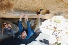 Bouldering in Hueco Tanks on 12/23/2018 with Blue Lizard Climbing and Yoga

Filename: SRM_20181223_1221170.jpg
Aperture: f/5.6
Shutter Speed: 1/200
Body: Canon EOS-1D Mark II
Lens: Canon EF 16-35mm f/2.8 L