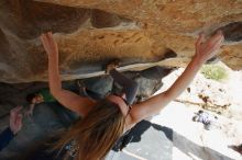 Bouldering in Hueco Tanks on 12/23/2018 with Blue Lizard Climbing and Yoga

Filename: SRM_20181223_1237560.jpg
Aperture: f/5.6
Shutter Speed: 1/400
Body: Canon EOS-1D Mark II
Lens: Canon EF 16-35mm f/2.8 L