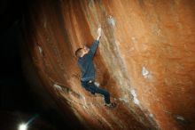 Bouldering in Hueco Tanks on 12/24/2018 with Blue Lizard Climbing and Yoga

Filename: SRM_20181224_1236570.jpg
Aperture: f/8.0
Shutter Speed: 1/250
Body: Canon EOS-1D Mark II
Lens: Canon EF 16-35mm f/2.8 L