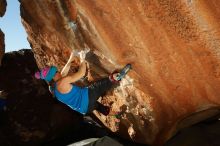 Bouldering in Hueco Tanks on 12/24/2018 with Blue Lizard Climbing and Yoga

Filename: SRM_20181224_1611030.jpg
Aperture: f/8.0
Shutter Speed: 1/250
Body: Canon EOS-1D Mark II
Lens: Canon EF 16-35mm f/2.8 L