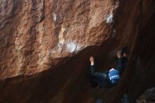 Bouldering in Hueco Tanks on 01/01/2019 with Blue Lizard Climbing and Yoga

Filename: SRM_20190101_1131220.jpg
Aperture: f/3.2
Shutter Speed: 1/250
Body: Canon EOS-1D Mark II
Lens: Canon EF 50mm f/1.8 II