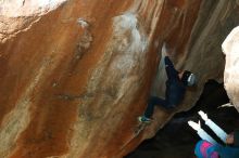 Bouldering in Hueco Tanks on 01/01/2019 with Blue Lizard Climbing and Yoga

Filename: SRM_20190101_1150250.jpg
Aperture: f/8.0
Shutter Speed: 1/250
Body: Canon EOS-1D Mark II
Lens: Canon EF 50mm f/1.8 II