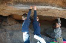 Bouldering in Hueco Tanks on 12/31/2018 with Blue Lizard Climbing and Yoga

Filename: SRM_20181231_1458140.jpg
Aperture: f/2.2
Shutter Speed: 1/160
Body: Canon EOS-1D Mark II
Lens: Canon EF 50mm f/1.8 II