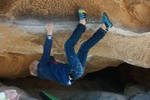 Bouldering in Hueco Tanks on 12/31/2018 with Blue Lizard Climbing and Yoga

Filename: SRM_20181231_1517590.jpg
Aperture: f/4.0
Shutter Speed: 1/250
Body: Canon EOS-1D Mark II
Lens: Canon EF 50mm f/1.8 II