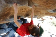 Bouldering in Hueco Tanks on 12/31/2018 with Blue Lizard Climbing and Yoga

Filename: SRM_20181231_1554291.jpg
Aperture: f/5.0
Shutter Speed: 1/250
Body: Canon EOS-1D Mark II
Lens: Canon EF 16-35mm f/2.8 L