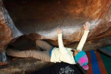 Bouldering in Hueco Tanks on 12/31/2018 with Blue Lizard Climbing and Yoga

Filename: SRM_20181231_1655430.jpg
Aperture: f/5.0
Shutter Speed: 1/250
Body: Canon EOS-1D Mark II
Lens: Canon EF 16-35mm f/2.8 L