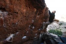 Bouldering in Hueco Tanks on 01/14/2019 with Blue Lizard Climbing and Yoga

Filename: SRM_20190114_1011230.jpg
Aperture: f/5.6
Shutter Speed: 1/160
Body: Canon EOS-1D Mark II
Lens: Canon EF 16-35mm f/2.8 L