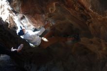 Bouldering in Hueco Tanks on 01/18/2019 with Blue Lizard Climbing and Yoga

Filename: SRM_20190118_1308020.jpg
Aperture: f/2.8
Shutter Speed: 1/320
Body: Canon EOS-1D Mark II
Lens: Canon EF 50mm f/1.8 II