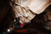 Bouldering in Hueco Tanks on 01/18/2019 with Blue Lizard Climbing and Yoga

Filename: SRM_20190118_1420090.jpg
Aperture: f/8.0
Shutter Speed: 1/250
Body: Canon EOS-1D Mark II
Lens: Canon EF 16-35mm f/2.8 L