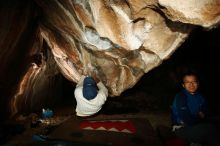 Bouldering in Hueco Tanks on 01/18/2019 with Blue Lizard Climbing and Yoga

Filename: SRM_20190118_1500480.jpg
Aperture: f/8.0
Shutter Speed: 1/250
Body: Canon EOS-1D Mark II
Lens: Canon EF 16-35mm f/2.8 L