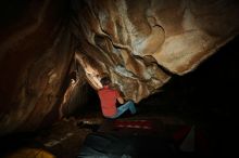 Bouldering in Hueco Tanks on 01/18/2019 with Blue Lizard Climbing and Yoga

Filename: SRM_20190118_1556290.jpg
Aperture: f/8.0
Shutter Speed: 1/250
Body: Canon EOS-1D Mark II
Lens: Canon EF 16-35mm f/2.8 L