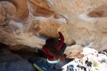 Bouldering in Hueco Tanks on 01/19/2019 with Blue Lizard Climbing and Yoga

Filename: SRM_20190119_1204590.jpg
Aperture: f/5.6
Shutter Speed: 1/250
Body: Canon EOS-1D Mark II
Lens: Canon EF 16-35mm f/2.8 L