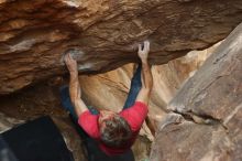 Bouldering in Hueco Tanks on 01/21/2019 with Blue Lizard Climbing and Yoga

Filename: SRM_20190121_1352070.jpg
Aperture: f/4.0
Shutter Speed: 1/250
Body: Canon EOS-1D Mark II
Lens: Canon EF 50mm f/1.8 II