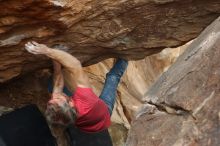 Bouldering in Hueco Tanks on 01/21/2019 with Blue Lizard Climbing and Yoga

Filename: SRM_20190121_1352110.jpg
Aperture: f/4.0
Shutter Speed: 1/250
Body: Canon EOS-1D Mark II
Lens: Canon EF 50mm f/1.8 II