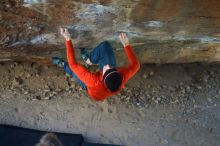 Bouldering in Hueco Tanks on 01/26/2019 with Blue Lizard Climbing and Yoga

Filename: SRM_20190126_1311090.jpg
Aperture: f/2.2
Shutter Speed: 1/400
Body: Canon EOS-1D Mark II
Lens: Canon EF 50mm f/1.8 II