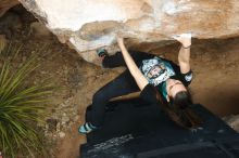 Bouldering in Hueco Tanks on 02/03/2019 with Blue Lizard Climbing and Yoga

Filename: SRM_20190203_1502290.jpg
Aperture: f/4.0
Shutter Speed: 1/320
Body: Canon EOS-1D Mark II
Lens: Canon EF 50mm f/1.8 II