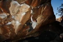 Bouldering in Hueco Tanks on 02/17/2019 with Blue Lizard Climbing and Yoga

Filename: SRM_20190217_1526070.jpg
Aperture: f/8.0
Shutter Speed: 1/250
Body: Canon EOS-1D Mark II
Lens: Canon EF 16-35mm f/2.8 L