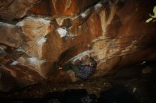 Bouldering in Hueco Tanks on 02/17/2019 with Blue Lizard Climbing and Yoga

Filename: SRM_20190217_1529460.jpg
Aperture: f/8.0
Shutter Speed: 1/250
Body: Canon EOS-1D Mark II
Lens: Canon EF 16-35mm f/2.8 L