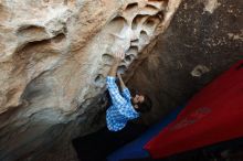 Bouldering in Hueco Tanks on 03/01/2019 with Blue Lizard Climbing and Yoga

Filename: SRM_20190301_1108210.jpg
Aperture: f/5.0
Shutter Speed: 1/200
Body: Canon EOS-1D Mark II
Lens: Canon EF 16-35mm f/2.8 L