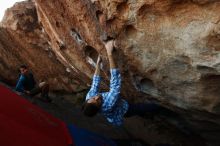 Bouldering in Hueco Tanks on 03/01/2019 with Blue Lizard Climbing and Yoga

Filename: SRM_20190301_1118410.jpg
Aperture: f/5.6
Shutter Speed: 1/400
Body: Canon EOS-1D Mark II
Lens: Canon EF 16-35mm f/2.8 L