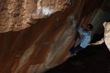 Bouldering in Hueco Tanks on 03/01/2019 with Blue Lizard Climbing and Yoga

Filename: SRM_20190301_1204180.jpg
Aperture: f/5.0
Shutter Speed: 1/250
Body: Canon EOS-1D Mark II
Lens: Canon EF 50mm f/1.8 II