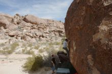 Bouldering in Hueco Tanks on 03/02/2019 with Blue Lizard Climbing and Yoga

Filename: SRM_20190302_1515570.jpg
Aperture: f/5.6
Shutter Speed: 1/250
Body: Canon EOS-1D Mark II
Lens: Canon EF 16-35mm f/2.8 L