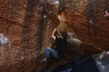 Bouldering in Hueco Tanks on 03/02/2019 with Blue Lizard Climbing and Yoga

Filename: SRM_20190302_1604020.jpg
Aperture: f/5.6
Shutter Speed: 1/250
Body: Canon EOS-1D Mark II
Lens: Canon EF 16-35mm f/2.8 L