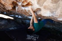 Bouldering in Hueco Tanks on 03/03/2019 with Blue Lizard Climbing and Yoga

Filename: SRM_20190303_1332590.jpg
Aperture: f/4.0
Shutter Speed: 1/250
Body: Canon EOS-1D Mark II
Lens: Canon EF 16-35mm f/2.8 L