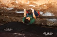 Bouldering in Hueco Tanks on 03/03/2019 with Blue Lizard Climbing and Yoga

Filename: SRM_20190303_1404350.jpg
Aperture: f/2.8
Shutter Speed: 1/320
Body: Canon EOS-1D Mark II
Lens: Canon EF 50mm f/1.8 II