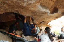 Bouldering in Hueco Tanks on 03/09/2019 with Blue Lizard Climbing and Yoga

Filename: SRM_20190309_1627310.jpg
Aperture: f/3.5
Shutter Speed: 1/250
Body: Canon EOS-1D Mark II
Lens: Canon EF 50mm f/1.8 II