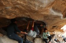 Bouldering in Hueco Tanks on 03/09/2019 with Blue Lizard Climbing and Yoga

Filename: SRM_20190309_1629060.jpg
Aperture: f/3.5
Shutter Speed: 1/250
Body: Canon EOS-1D Mark II
Lens: Canon EF 50mm f/1.8 II