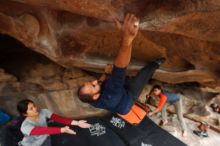 Bouldering in Hueco Tanks on 03/09/2019 with Blue Lizard Climbing and Yoga

Filename: SRM_20190309_1658410.jpg
Aperture: f/5.6
Shutter Speed: 1/250
Body: Canon EOS-1D Mark II
Lens: Canon EF 16-35mm f/2.8 L