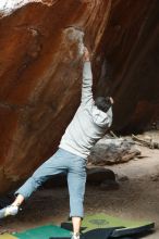 Bouldering in Hueco Tanks on 03/10/2019 with Blue Lizard Climbing and Yoga

Filename: SRM_20190310_1134043.jpg
Aperture: f/2.8
Shutter Speed: 1/400
Body: Canon EOS-1D Mark II
Lens: Canon EF 50mm f/1.8 II