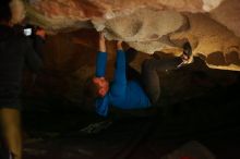 Bouldering in Hueco Tanks on 03/10/2019 with Blue Lizard Climbing and Yoga

Filename: SRM_20190310_1553250.jpg
Aperture: f/1.8
Shutter Speed: 1/100
Body: Canon EOS-1D Mark II
Lens: Canon EF 50mm f/1.8 II