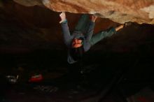 Bouldering in Hueco Tanks on 03/10/2019 with Blue Lizard Climbing and Yoga

Filename: SRM_20190310_1557040.jpg
Aperture: f/1.8
Shutter Speed: 1/100
Body: Canon EOS-1D Mark II
Lens: Canon EF 50mm f/1.8 II