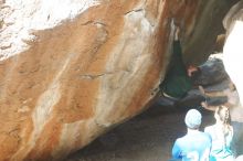 Bouldering in Hueco Tanks on 03/15/2019 with Blue Lizard Climbing and Yoga

Filename: SRM_20190315_1227220.jpg
Aperture: f/4.0
Shutter Speed: 1/250
Body: Canon EOS-1D Mark II
Lens: Canon EF 50mm f/1.8 II