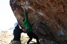 Bouldering in Hueco Tanks on 03/17/2019 with Blue Lizard Climbing and Yoga

Filename: SRM_20190317_1001231.jpg
Aperture: f/4.0
Shutter Speed: 1/500
Body: Canon EOS-1D Mark II
Lens: Canon EF 50mm f/1.8 II