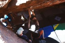 Bouldering in Hueco Tanks on 03/17/2019 with Blue Lizard Climbing and Yoga

Filename: SRM_20190317_1245540.jpg
Aperture: f/5.6
Shutter Speed: 1/400
Body: Canon EOS-1D Mark II
Lens: Canon EF 16-35mm f/2.8 L