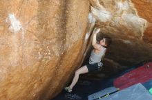 Bouldering in Hueco Tanks on 03/29/2019 with Blue Lizard Climbing and Yoga

Filename: SRM_20190329_1157371.jpg
Aperture: f/4.0
Shutter Speed: 1/200
Body: Canon EOS-1D Mark II
Lens: Canon EF 50mm f/1.8 II