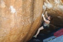 Bouldering in Hueco Tanks on 03/29/2019 with Blue Lizard Climbing and Yoga

Filename: SRM_20190329_1157401.jpg
Aperture: f/4.0
Shutter Speed: 1/200
Body: Canon EOS-1D Mark II
Lens: Canon EF 50mm f/1.8 II