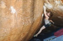 Bouldering in Hueco Tanks on 03/29/2019 with Blue Lizard Climbing and Yoga

Filename: SRM_20190329_1157410.jpg
Aperture: f/4.0
Shutter Speed: 1/200
Body: Canon EOS-1D Mark II
Lens: Canon EF 50mm f/1.8 II