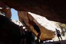 Bouldering in Hueco Tanks on 03/29/2019 with Blue Lizard Climbing and Yoga

Filename: SRM_20190329_1251520.jpg
Aperture: f/5.6
Shutter Speed: 1/800
Body: Canon EOS-1D Mark II
Lens: Canon EF 16-35mm f/2.8 L