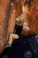 Bouldering in Hueco Tanks on 03/31/2019 with Blue Lizard Climbing and Yoga

Filename: SRM_20190331_1223550.jpg
Aperture: f/5.6
Shutter Speed: 1/250
Body: Canon EOS-1D Mark II
Lens: Canon EF 16-35mm f/2.8 L