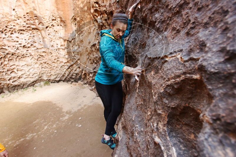 Bouldering in Hueco Tanks on 04/13/2019 with Blue Lizard Climbing and Yoga

Filename: SRM_20190413_1600010.jpg
Aperture: f/5.0
Shutter Speed: 1/50
Body: Canon EOS-1D Mark II
Lens: Canon EF 16-35mm f/2.8 L