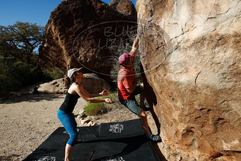 Bouldering in Hueco Tanks on 06/23/2019 with Blue Lizard Climbing and Yoga

Filename: SRM_20190623_0829270.jpg
Aperture: f/5.6
Shutter Speed: 1/500
Body: Canon EOS-1D Mark II
Lens: Canon EF 16-35mm f/2.8 L