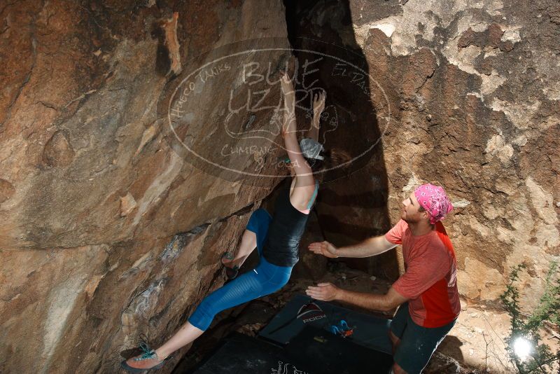 Bouldering in Hueco Tanks on 06/23/2019 with Blue Lizard Climbing and Yoga

Filename: SRM_20190623_1024260.jpg
Aperture: f/6.3
Shutter Speed: 1/250
Body: Canon EOS-1D Mark II
Lens: Canon EF 16-35mm f/2.8 L