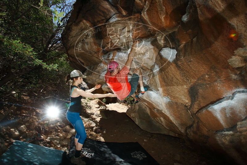 Bouldering in Hueco Tanks on 06/23/2019 with Blue Lizard Climbing and Yoga

Filename: SRM_20190623_1135060.jpg
Aperture: f/8.0
Shutter Speed: 1/250
Body: Canon EOS-1D Mark II
Lens: Canon EF 16-35mm f/2.8 L